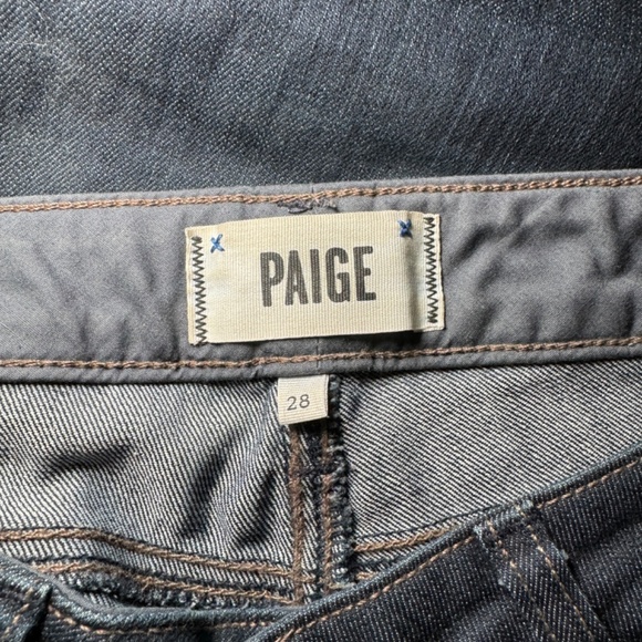 PAIGE Jeans Women's Size 28 Blue Dark Wash Skyline Skinny Denim - Picture 2 of 8